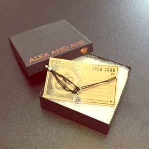 Chord bracelet with charm